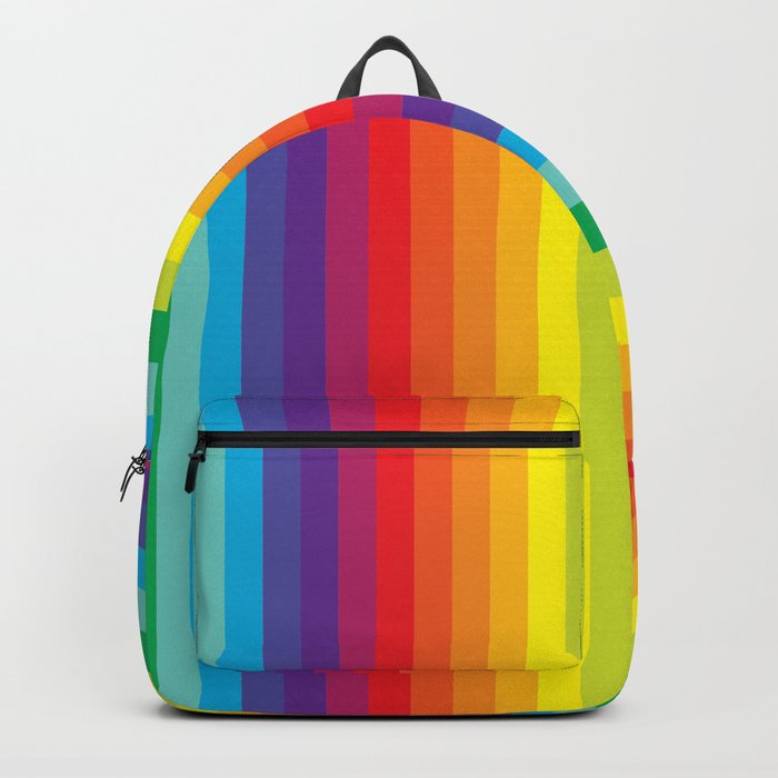 Rainbow Stripes Backpack