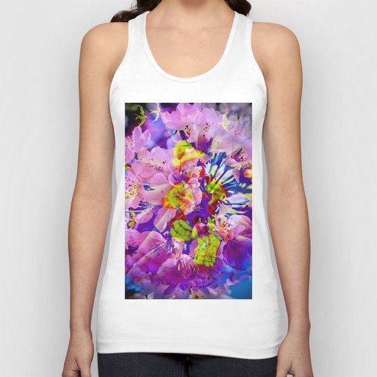 flowers magic Unisex Tank Top