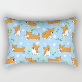 Corgis cute dog pattern Rectangular Pillow