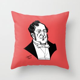 Gioachino Rossini Throw Pillow