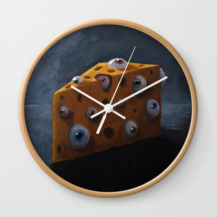 Cheese Eye Wall Clock