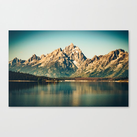 Mountain Lake Escape Canvas Print
