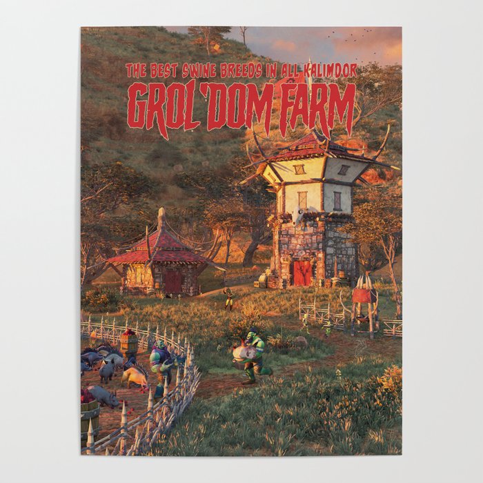 Grol'dom Farm (Novel cover) Poster