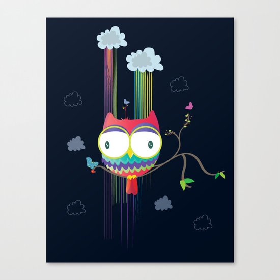 Colorfowl Canvas Print