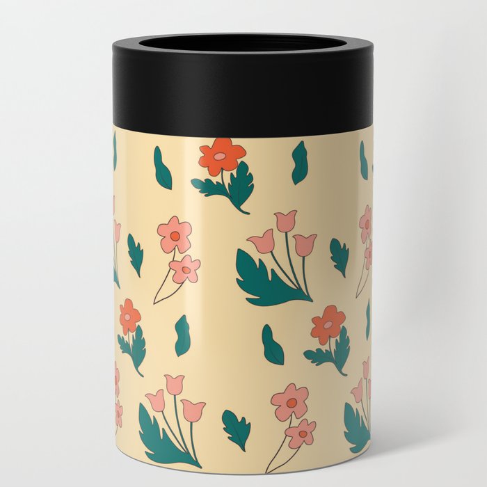 70s Retro Pattern Can Cooler