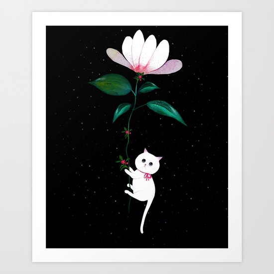 Myrtle in Space Art Print