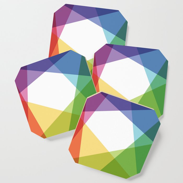 Fig. 004 Colorful Shapes Coaster