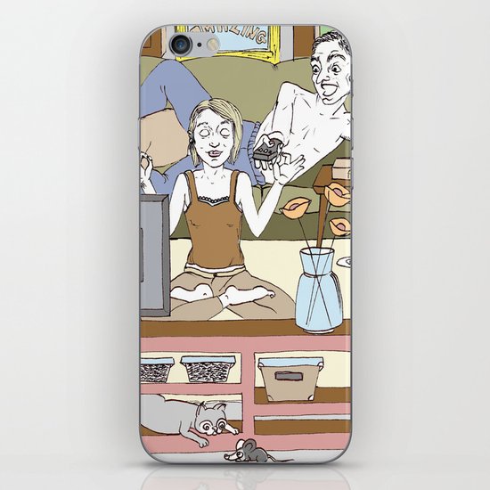 Living together iPhone & iPod Skin