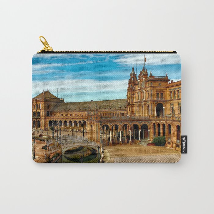 Spain Photography - Historical Landmark In Seville Carry-All Pouch