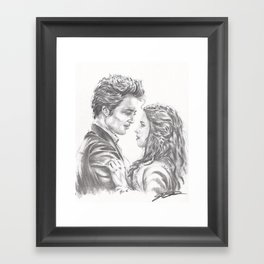 Twilight - Edward & Bella Framed Art Print