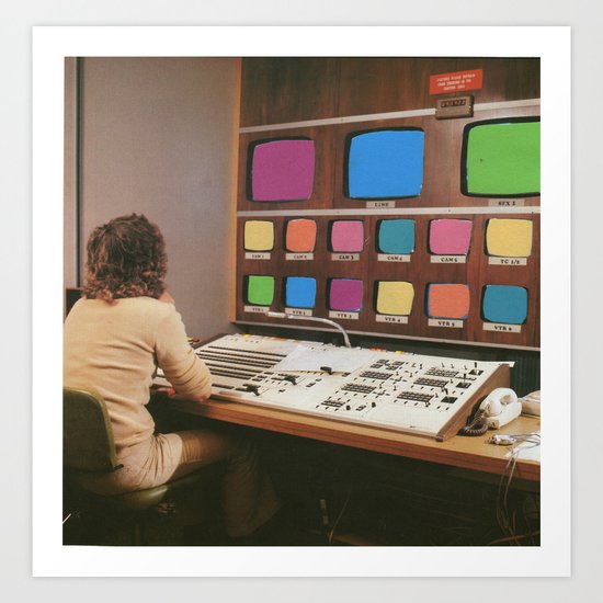 MONITORING Art Print