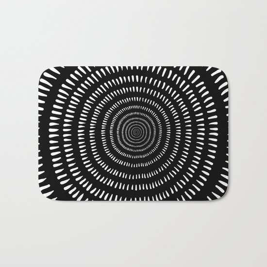 Fjorn black Bath Mat