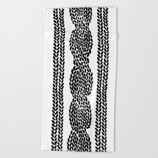 Cable Row Beach Towel