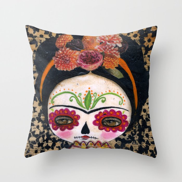 Dia de top los muertos pillows