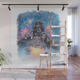 Colour Pencil Wall Murals For Any Decor Style Society6