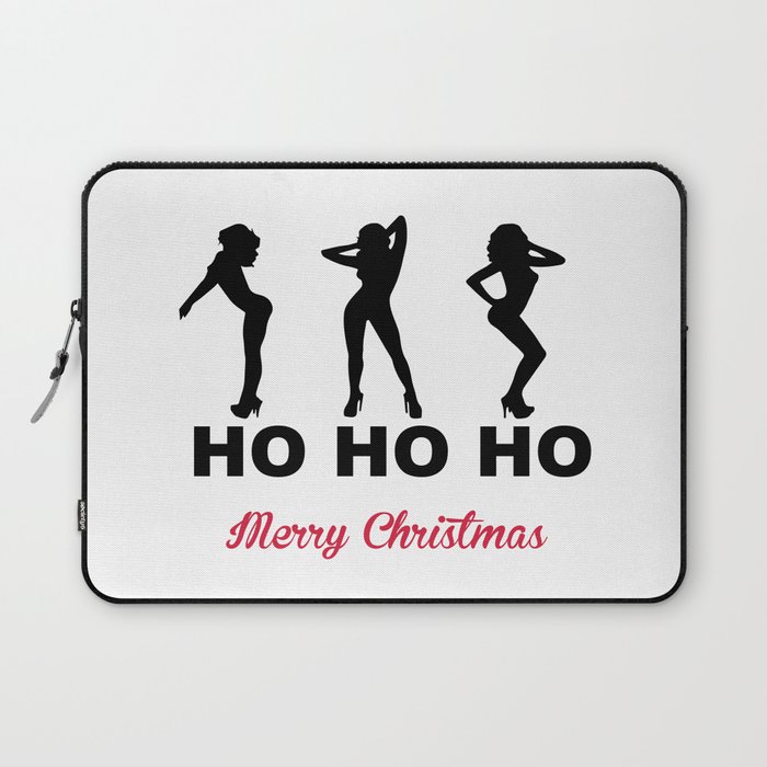 Ho Ho Ho Merry Christmas Laptop Sleeve