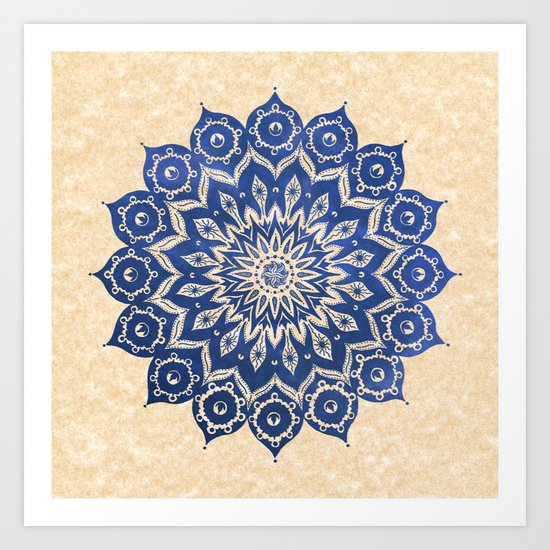 ókshirahm sky mandala Art Print