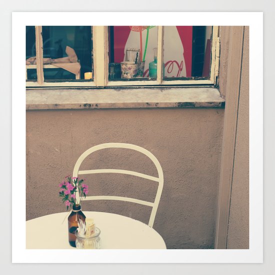 A little corner - vintage retro photography - still life Art Print