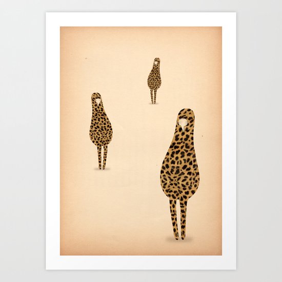 domanda mimetica Art Print