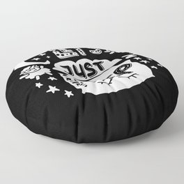 Let's Just Sleep Cute Night Floor Pillow