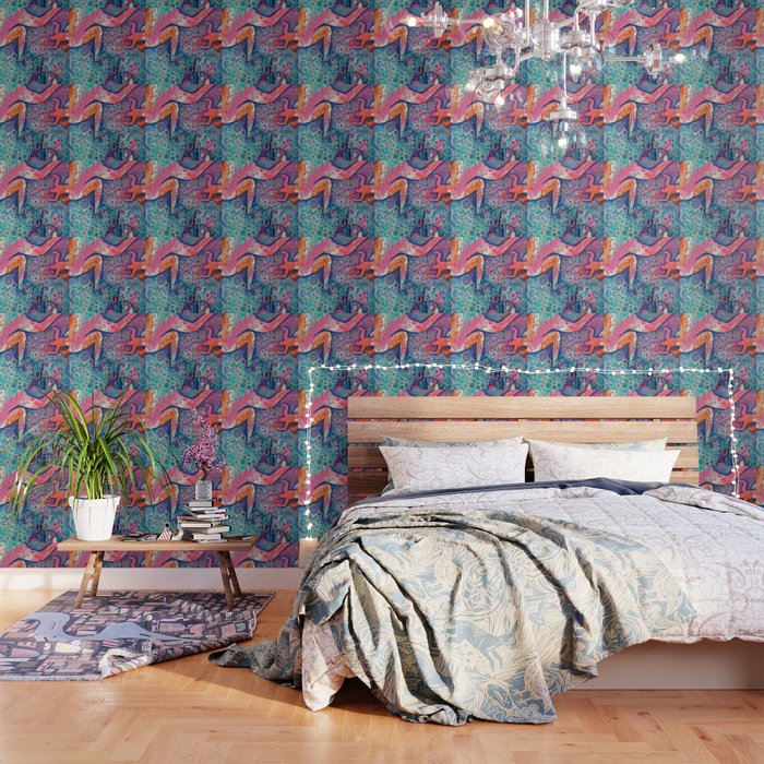 Not Waving But Drowning Wallpaper By Pamelakvaracek Society6