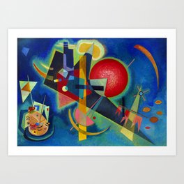 Wassily Kandinsky, New colors Art Print