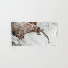 Grizzly Bear Hand & Bath Towel