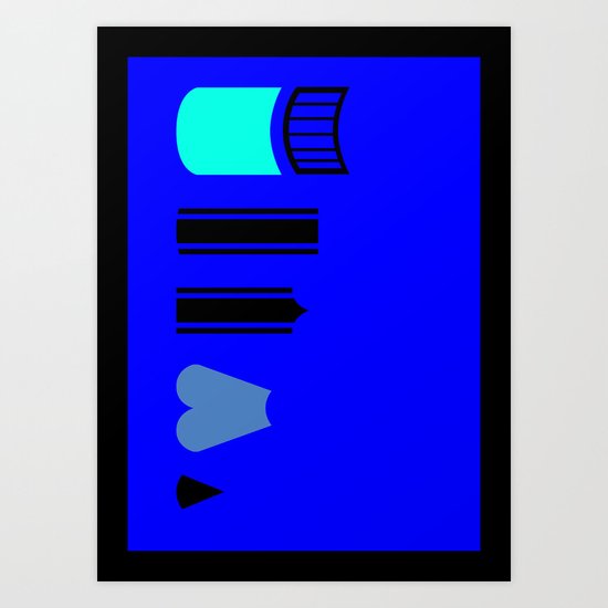 What a pencil looks like Art Print