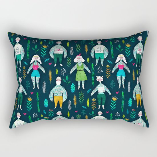 Tattooed guys Rectangular Pillow