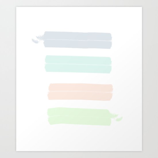 Pastel Aesthetic Art Print