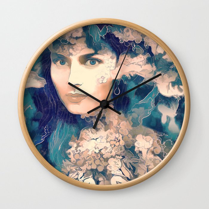 The blossom Wall Clock