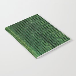 jade green soft enzyme wash fabric look Notebook