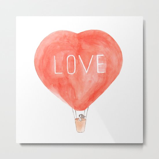 LOVE in the air Metal Print