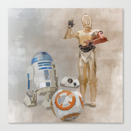 The Droids You're Looking For Canvas Print