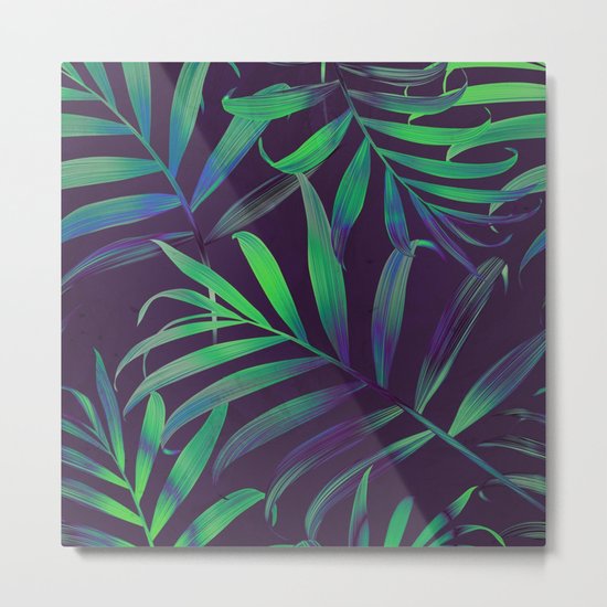 LEAVES Metal Print