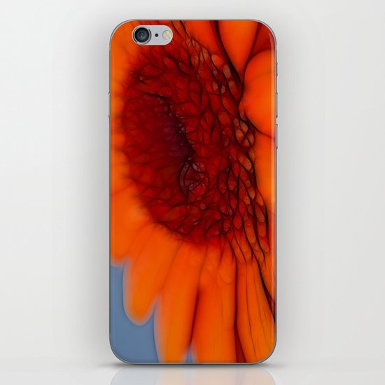 Orange Gerbera iPhone & iPod Skin