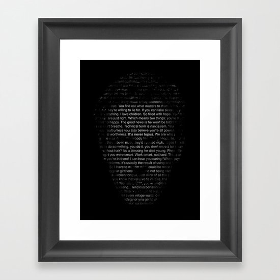 House MD Quotes Print (It's never lupus) Framed Art Print