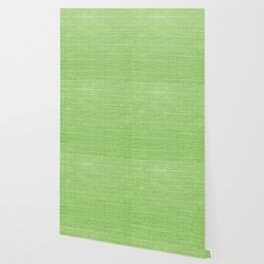 Meadow Green Heritage Hand Woven Cloth Wallpaper