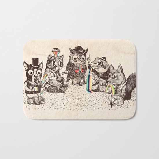 Strange Animals Bath Mat
