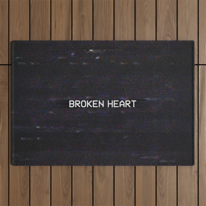 BROKEN HEART Outdoor Rug