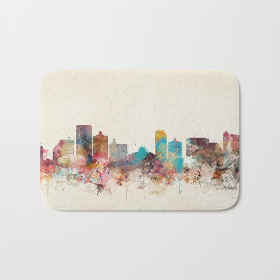 atlantic city new jersey Bath Mat