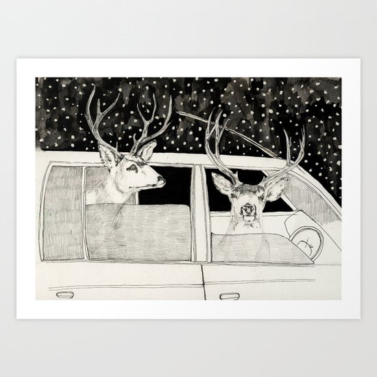 Nella Foresta Art Print