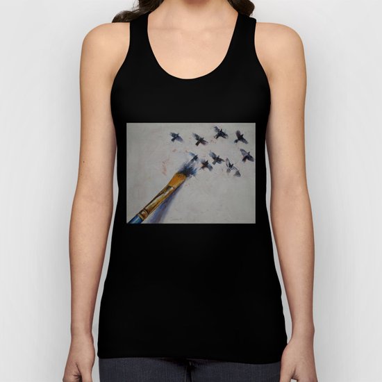 Birds Unisex Tank Top