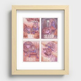 Sorceress routine  Recessed Framed Print