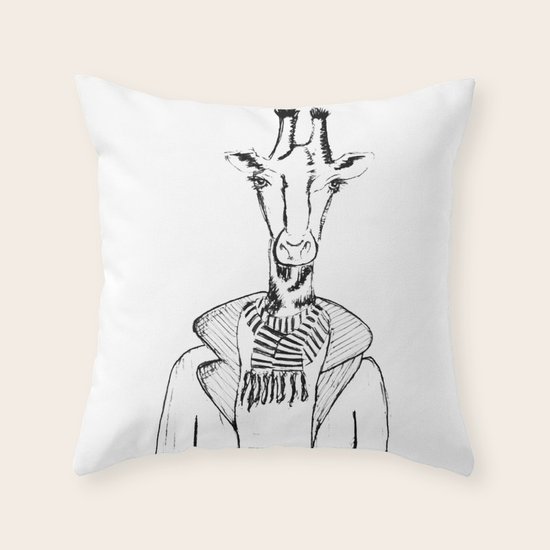 High Society Throw Pillow