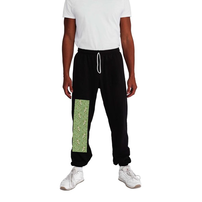 Vintage Simple Green Fall Collection Sweatpants