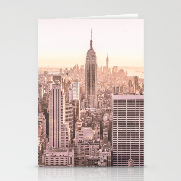 NEW YORK CITY SUNSET Stationery Cards