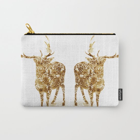 Old School Rocks! Gold Deer Version Carry-All Pouch