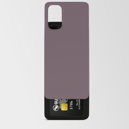 Purple-Gray Aubergine Android Card Case