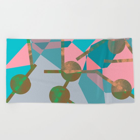 ART DECO GLAM 1 Beach Towel